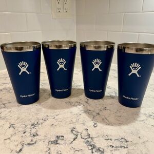 Hydro Flask Indigo Stainless Steel True Pint Tumblers - Set of 4